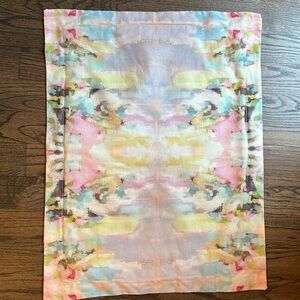 Pastel Watercolor Decorative Pillow Cover - Multicolor